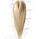 Best Women's Hair Pieces 4"x6" Mono Base Blonde Hair Toppers
